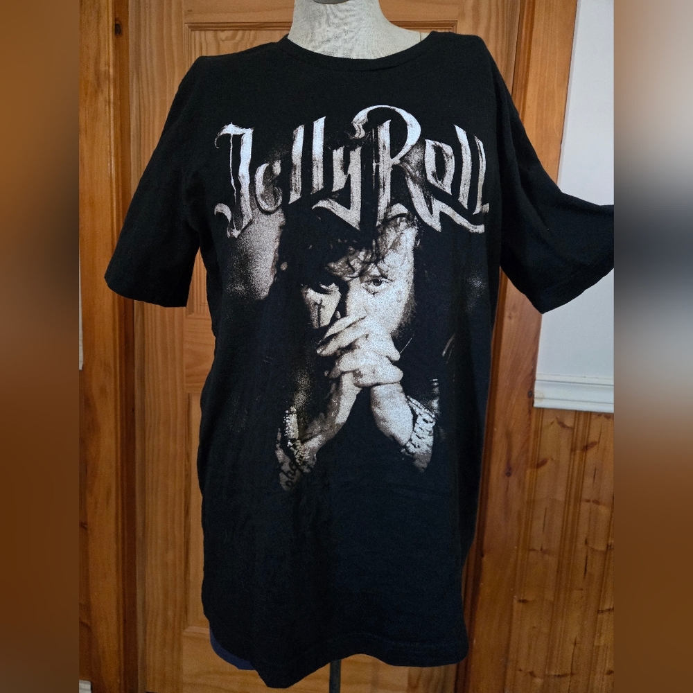 Jelly Roll Whitsitt Chapel Shirt Band Tee Like New Size Large